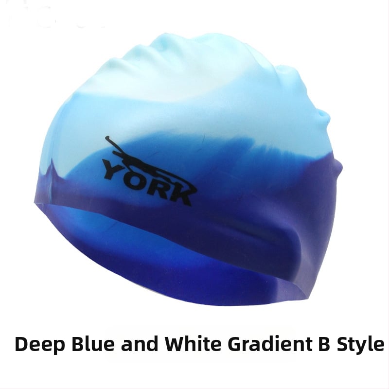 Silicone plaukimo kepurė - atspari vandeniui, patogi, aukšta elastingumas, universalus, suaugusiems, baseinui (Medžiaga: silikonas; Raštas: vientisas; Tinkamas: suaugusieji; Scena: baseinas)