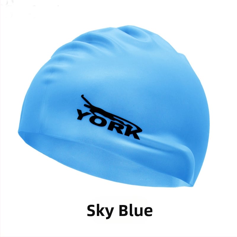 Silicone plaukimo kepurė - atspari vandeniui, patogi, aukšta elastingumas, universalus, suaugusiems, baseinui (Medžiaga: silikonas; Raštas: vientisas; Tinkamas: suaugusieji; Scena: baseinas)
