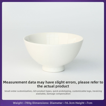 Porceleninė dubenėlis, pritaikoma logotipo spaudai, tinkama mikrobangų krosnyje, namų indai