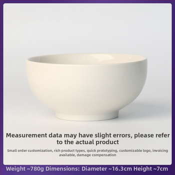 Porceleninė dubenėlis, pritaikoma logotipo spaudai, tinkama mikrobangų krosnyje, namų indai