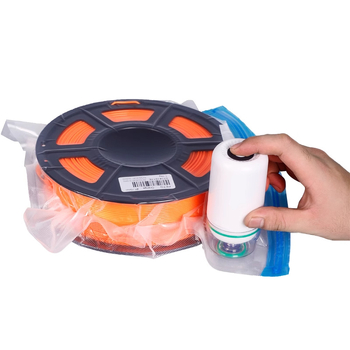 3D spausdinimo filamentų vakuuminės laikymo kišenės, PA+PE medžiaga, vakuuminis suspaudimo tipas, rinkinys 260 vnt., su siurbliu