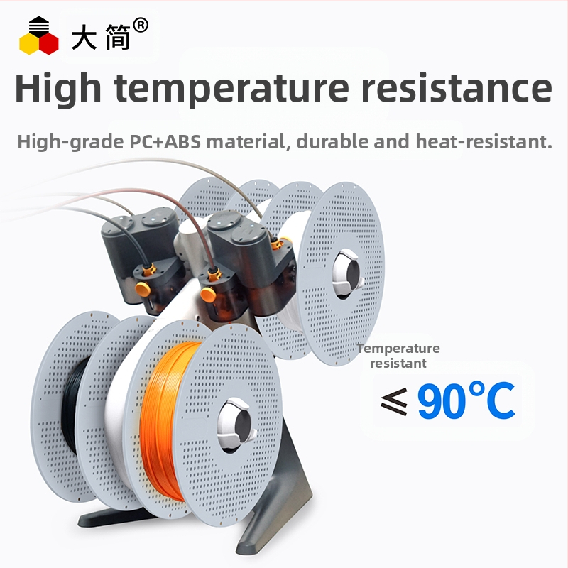 Αποσπώμενη θήκη υλικών για 3D εκτυπώσεις, επαναχρησιμοποιήσιμη, ανθεκτική σε υψηλές θερμοκρασίες, εύκολη αποσυναρμολόγηση 90°