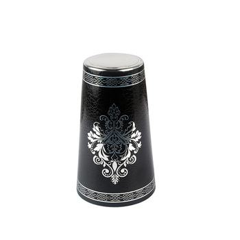 V formos stiklinė puodelis pusryčiams, keičia spalvą, be rankenos ir dangtelio; atsparus temperatūrai stiklas; spausdintas logotipas; galimas pritaikymas