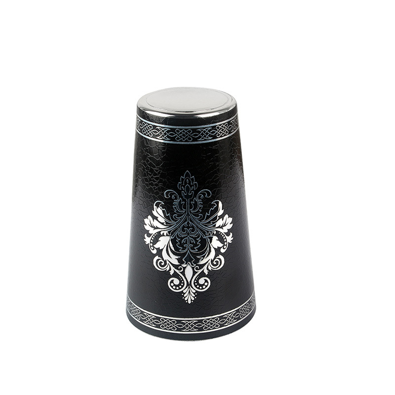 V formos stiklinė puodelis pusryčiams, keičia spalvą, be rankenos ir dangtelio; atsparus temperatūrai stiklas; spausdintas logotipas; galimas pritaikymas