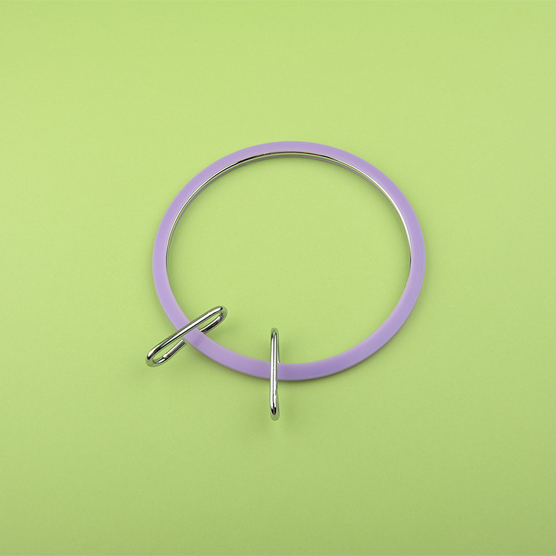 Ramă de broderie cu cap metalic, reglabilă, pentru broderie la cruce; Cow puff, pachet 100 buc.