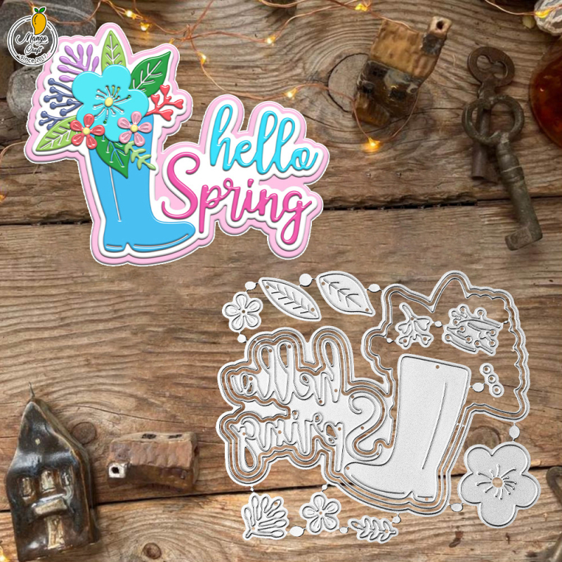 Yi Xuan Emblēšanas nazis somu dekorēšanai, oglekļa tērauds, liešana, forma „Spring Water Shoes“