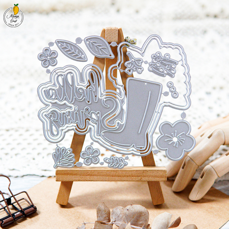 Yi Xuan Emblēšanas nazis somu dekorēšanai, oglekļa tērauds, liešana, forma „Spring Water Shoes“