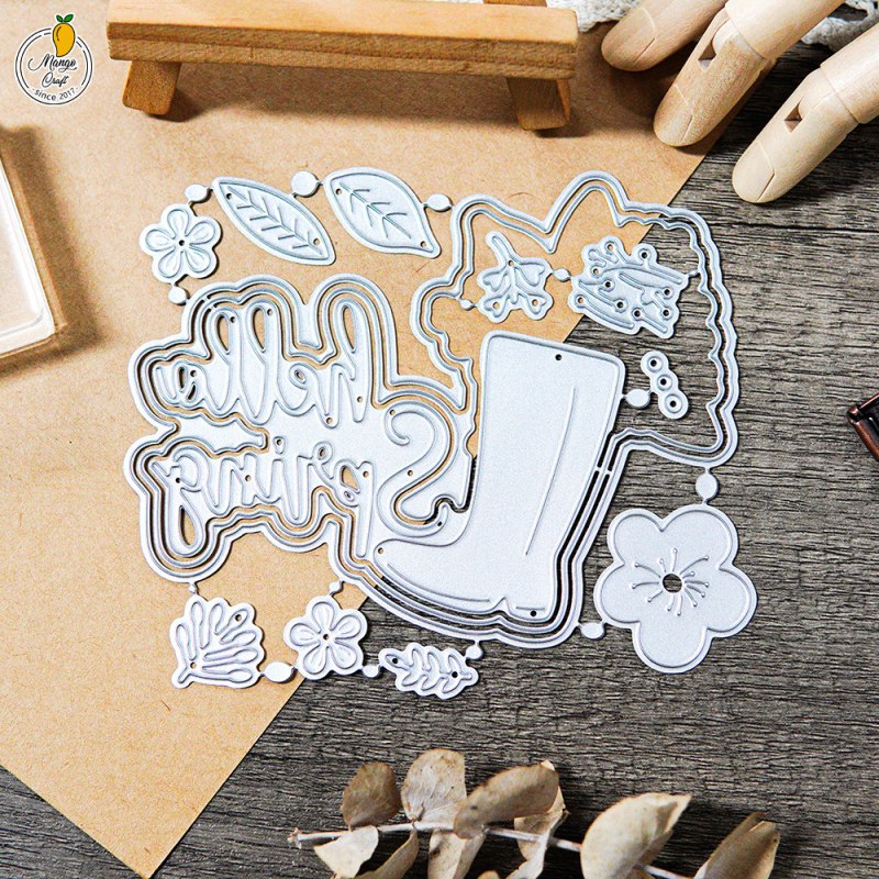 Yi Xuan Emblēšanas nazis somu dekorēšanai, oglekļa tērauds, liešana, forma „Spring Water Shoes“