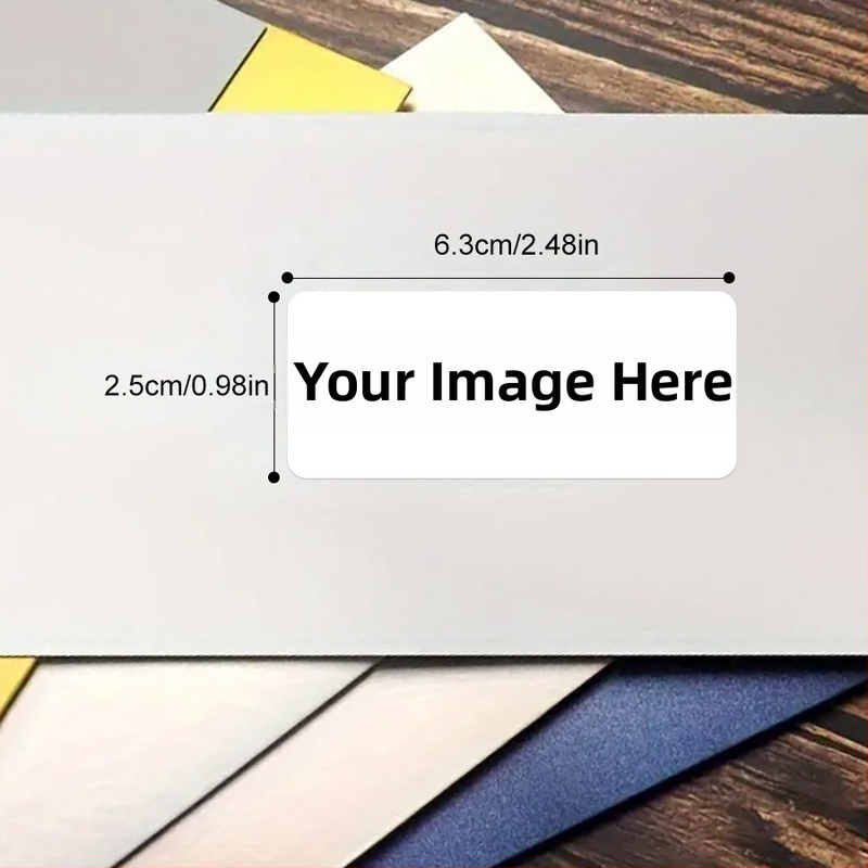 Персонализирани етикети за чаши с млечен чай и етикети за опаковки за доставка – готов дизайн с лого, PVC самозалепващ материал; код на продукта 6325; персонализиране по снимка; температурна устойчивост до 30°C