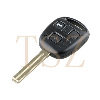 TSZ Κλειδί αυτοκινήτου για Lexus Lingzhi, 3 κλειδιά, περίβλημα από μηχανική πλαστική ύλη, PP τσιπ, τηλεχειριστήριο