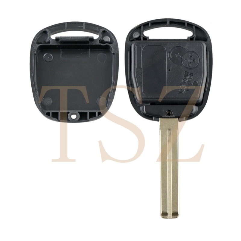 TSZ Lexus Lingzhi autókulcs, 3 kulcsos, tokozás műanyagból, PP chip, távirányító