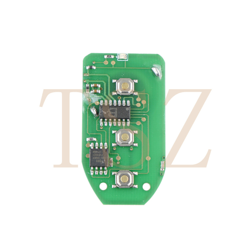 Automobilio klavišų korpusas OSLOKA-310T/360T/950T su 3+1 klavišais, 315 MHz, inžineriniai plastikai, PP lustas, 21 g