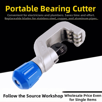 Csapágytípusú csővágó – forgatható, kézi, alumínium kivitel