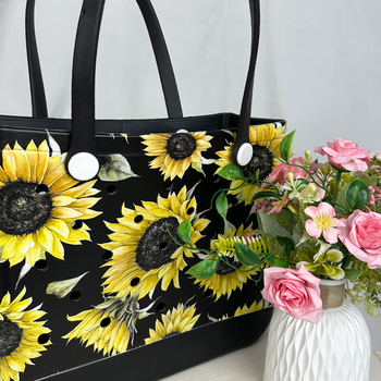 Τσάντα παραλίας EVA Tote με 3D εκτύπωση, αδιάβροχη και ελαφριά, εσωτερικές θήκες για κινητό και φορητό υπολογιστή, διπλοί ιμάντες