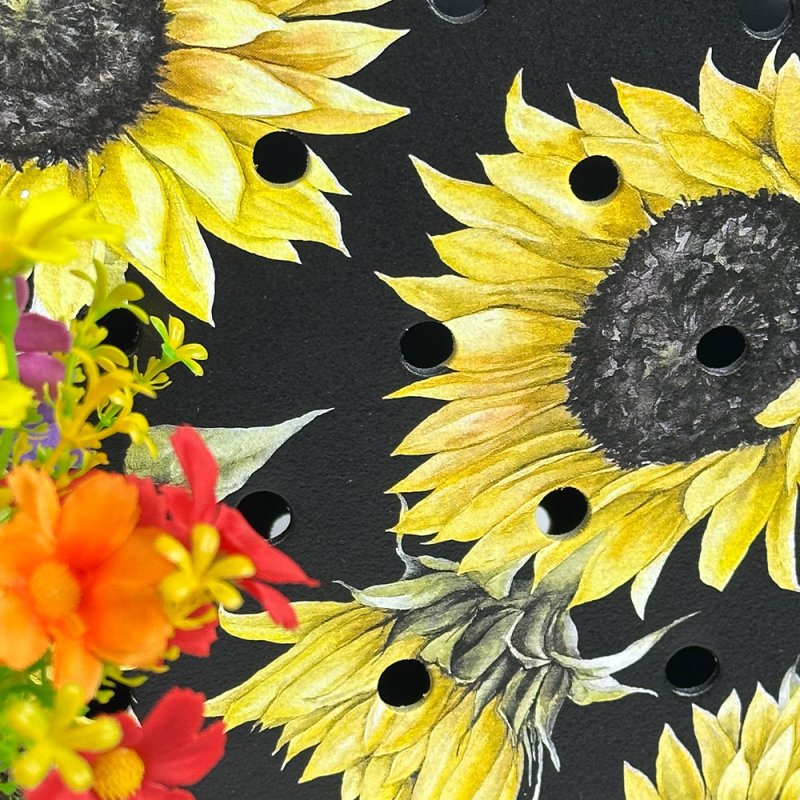 Τσάντα παραλίας EVA Tote με 3D εκτύπωση, αδιάβροχη και ελαφριά, εσωτερικές θήκες για κινητό και φορητό υπολογιστή, διπλοί ιμάντες