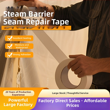 Ταινία φράγμα ατμών από πολυαιθυλένιο, 200 μm πάχος, κόλλα με βάση το νερό, υψηλή αντοχή σε θερμοκρασία, υγρασία και UV‑ανθεκτικότητα; δυνατότητα παραμετροποίησης επεξεργασίας; κατάλληλη για επισκευές υπόγειων, προστασία θαλάσσιων σκαφών, εξωτερική κάλυψη,