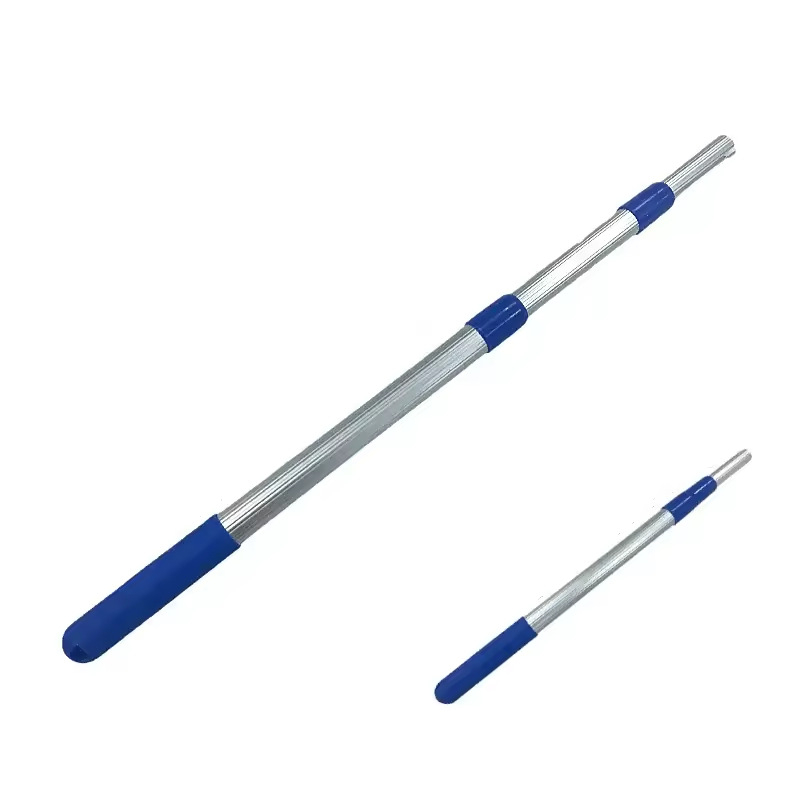 Set za čišćenje bazena s mlaznicom protoka, vakuum glavom, mrežom za otpadke i aluminijskom šipkom — PP materijal, Smurfs, BACK09, porijeklo Zhejiang