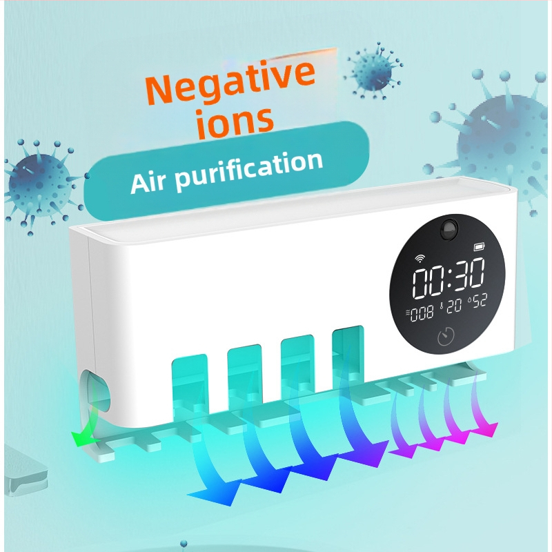 стенен държач за четки за зъби – без пробиване, пластмасов, марка Aipinju