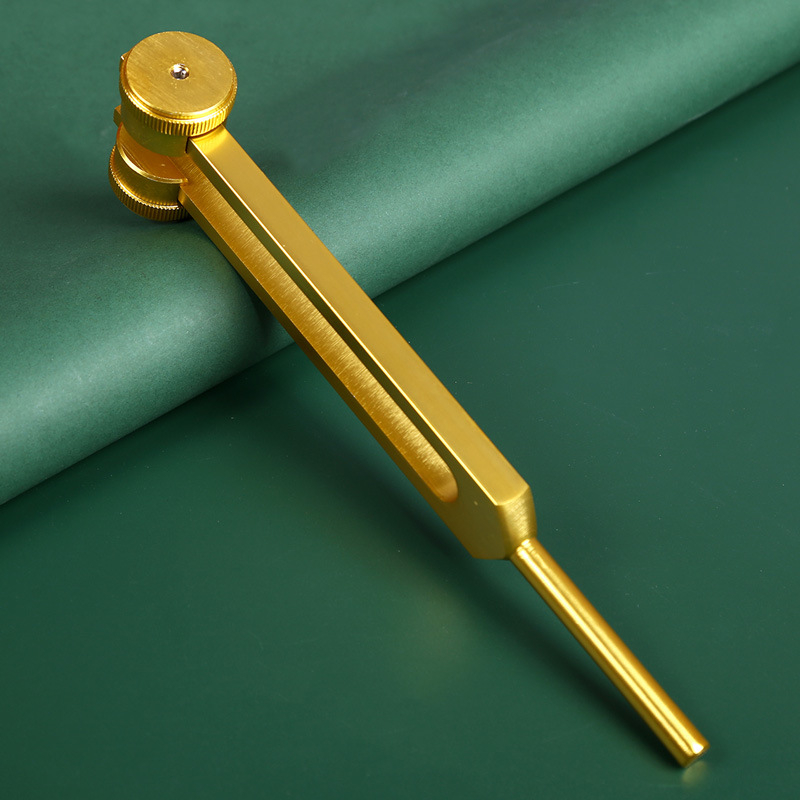 Exquisite products Αλουμινένιο tuning fork για το αυτί με μη φωτιζόμενη κουτάλα αυτιού, 128 Hz, συσκευασία 50