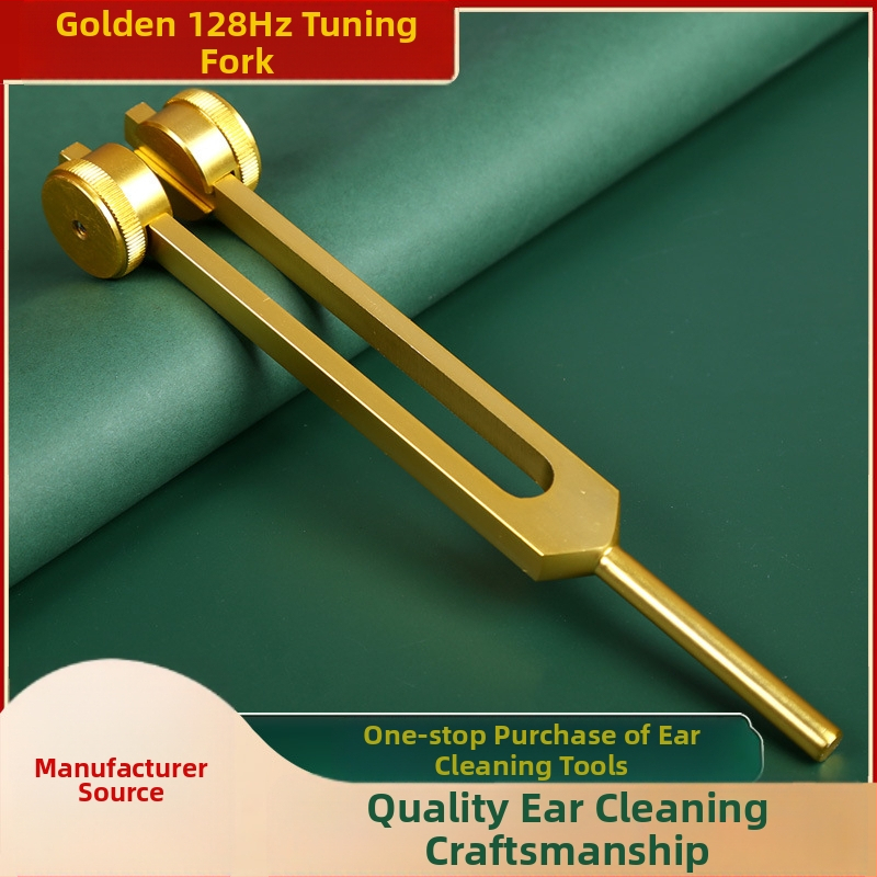 Exquisite products Αλουμινένιο tuning fork για το αυτί με μη φωτιζόμενη κουτάλα αυτιού, 128 Hz, συσκευασία 50