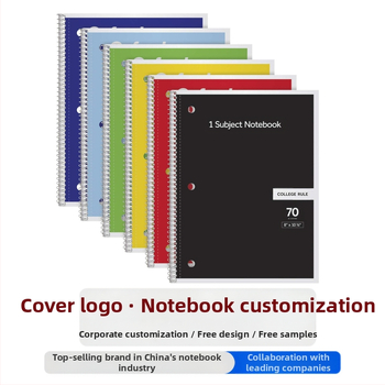 Užrašinė su spiraliniu viršeliu, Tao Lin popierius, 60 puslapių, 80 g/m², modelis 04