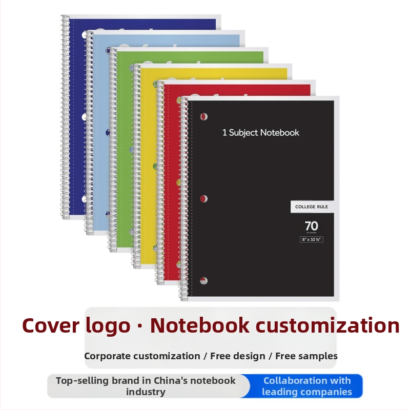 Užrašinė su spiraliniu viršeliu, Tao Lin popierius, 60 puslapių, 80 g/m², modelis 04