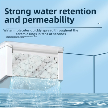 Akvariumui filtravimo terpė: keraminių žiedų ir stiklo žiedų biocheminiam filtravimui, 500 g