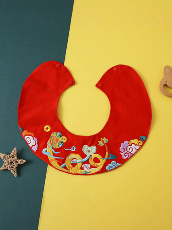 Μπιμπ για μωρά, βαμβακερό ύφασμα, ζωικό μοτίβο, απορροφητικό, για 1–3 ετών, Ασφάλεια Κλάσης Α