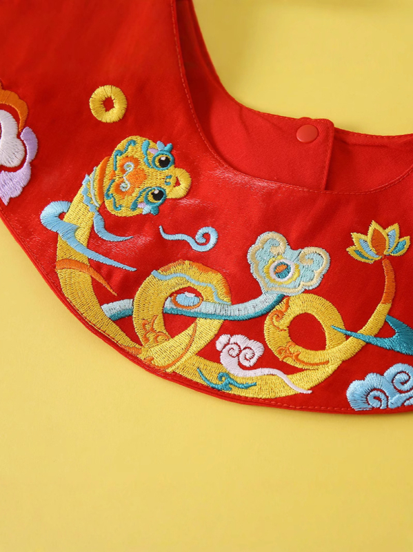 Μπιμπ για μωρά, βαμβακερό ύφασμα, ζωικό μοτίβο, απορροφητικό, για 1–3 ετών, Ασφάλεια Κλάσης Α