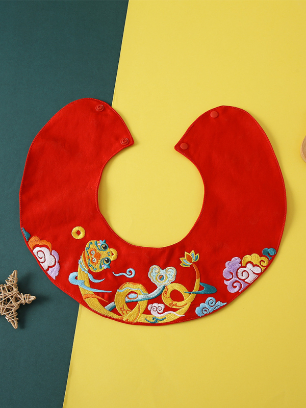 Μπιμπ για μωρά, βαμβακερό ύφασμα, ζωικό μοτίβο, απορροφητικό, για 1–3 ετών, Ασφάλεια Κλάσης Α