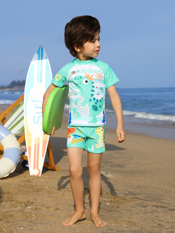 Shiki Ολόσωμο μαγιό για αγόρια, καρτούν μοτίβο, ύφασμα νάιλον ανάμειξη 82%, επένδυση πολυεστέρα 95%