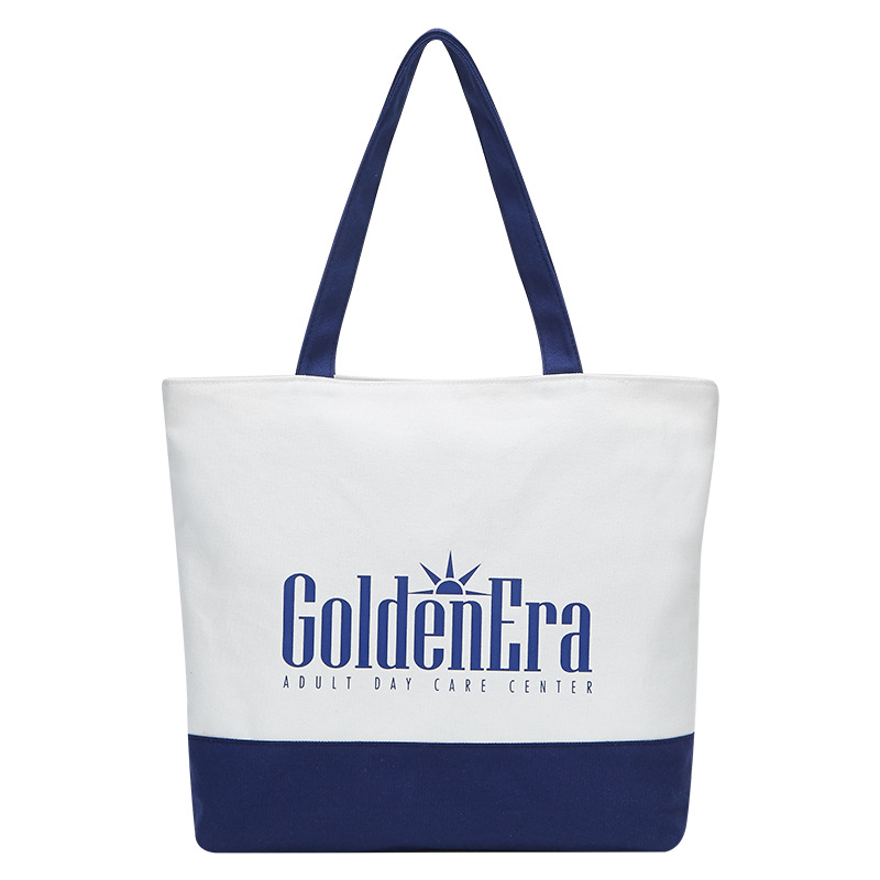 Individualizuota kanvos rankinė su logotipu - didelė talpa, šilumos perdavimo spauda