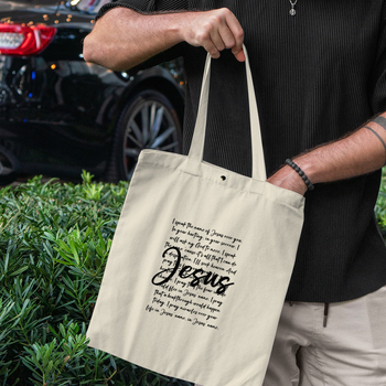 Τσάντα καμβά με αγγλικό μοτίβο, σύγχρονο μινιμαλιστικό στυλ, δυνατότητα εκτύπωσης λογότυπου