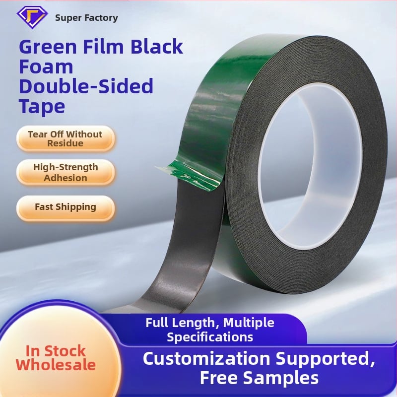 Ταινία PE αφρού διπλής όψεως με ακρυλικό κόλλο, αδιάβροχη και απορροφητική κραδασμών, για αυτοκίνητα LED ετικέτες, με φιλμ αποδέσμευσης