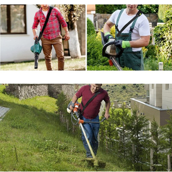 Ιμάντας ώμου για χλοοκοπτικό – ρυθμιζόμενος, από νάιλον, κατάλληλος για πάρκα και κήπους, χωρίς επωνυμία