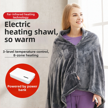 Flanelinės elektrinės antklodė, 5V, 10W, modelis ZH141