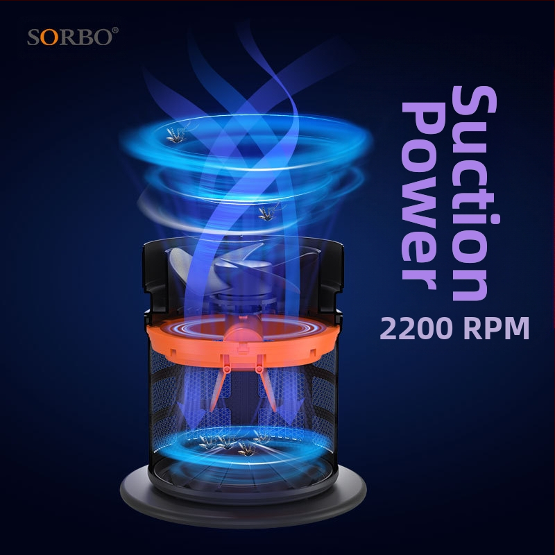 LED USB презареждаща къмпинг лампа с убиване на комари – 2-в-1 външна лампа за къмпинг, 5V, 0,06W, бутонен превключвател