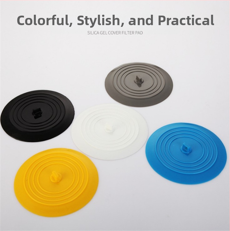 Кръгъл силиконов капак за подов дренаж против миризма | за баня и кухня | модерен стил