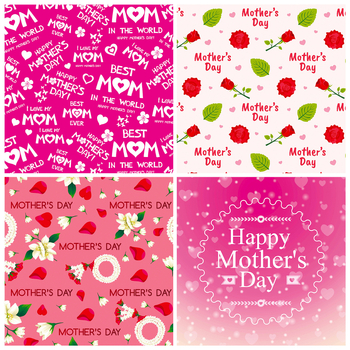 Σετ χάρτινων ευχών για τη Γιορτή της Μητέρας, Leopard Products, 12 φύλλα ανά πακέτο, 80 g επικαλυμμένο χαρτί εξώφυλλο + 160 g offset χαρτί εσωτερικό, Εκτύπωση