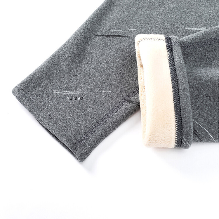 Vyrų šiltos vilnonės kelnės su fliso pamušalu, geometrinis raštas, dviejų sluoksnių, tankus audinys 251–300 g/m², ruduo 2024