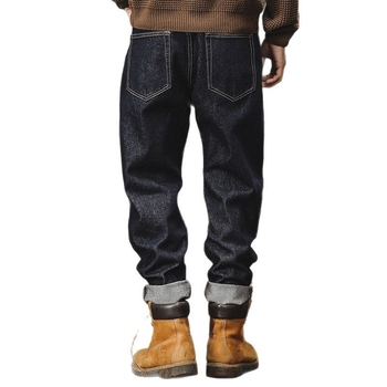 Мъжки дънки със прави крачета, деним 94,6% памук, средна талия, цип, пет джоба, ежедневни