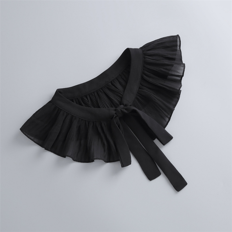 Moteriškai atjungiamas apykaklė išorės drabužiams, tinklo audinys, vienspalvis, A linijos modelis, pavasaris 2025