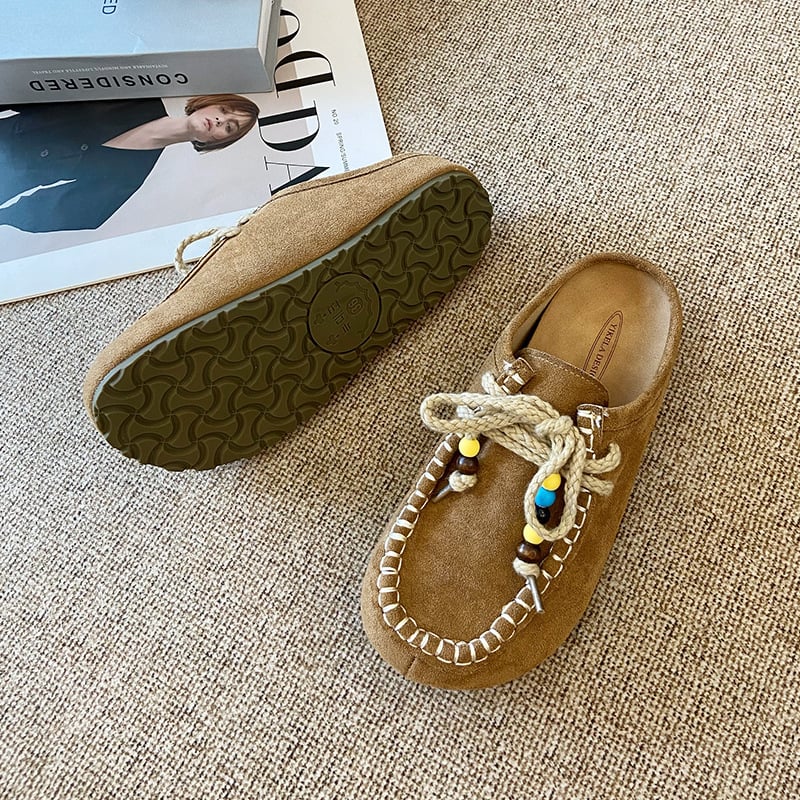 V991 mule su vidinio aukščio padidinimo modelis, apvalios nosies, slip-on, stora padanga, PU viršus, dirbtinė oda viduje