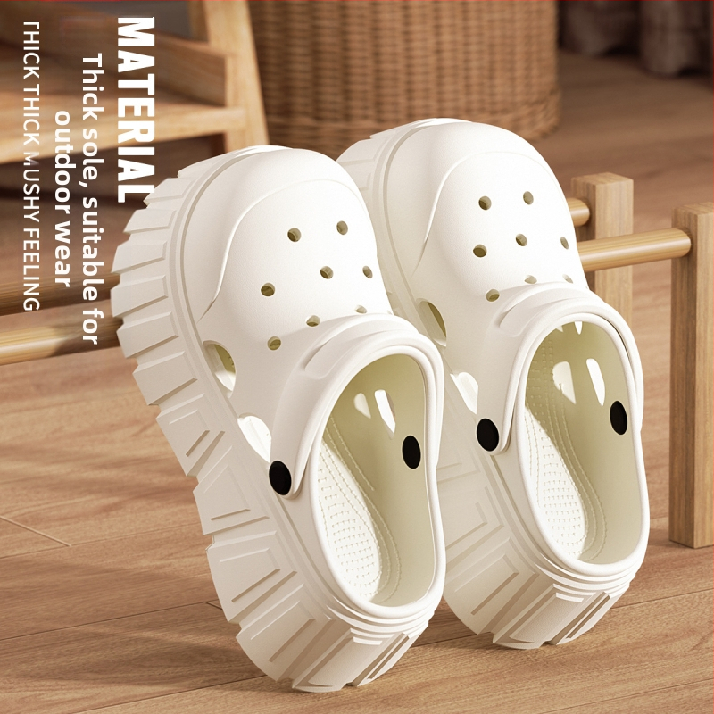 Crocs dámske sandále s hrubou podrážkou, priedušný EVA vrchný materiál, EVA podrážka, hrúbka 3.5 cm a viac, injekčne tvarované, leto 2025