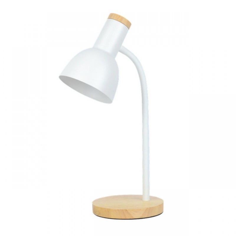 Nordic LED γραφείο φωτιστικό με προστασία ματιών - CRI ≥90, ρεύμα 220V από πρίζα, μεταλλικό αβαζούρ, διακόπτης κουμπί