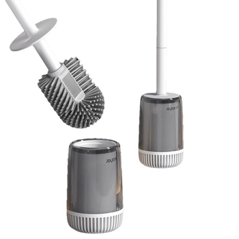 Silikoninis tualeto šepetėlis, sieninis montavimas, dizainas be mirusio kampo – Good Helper