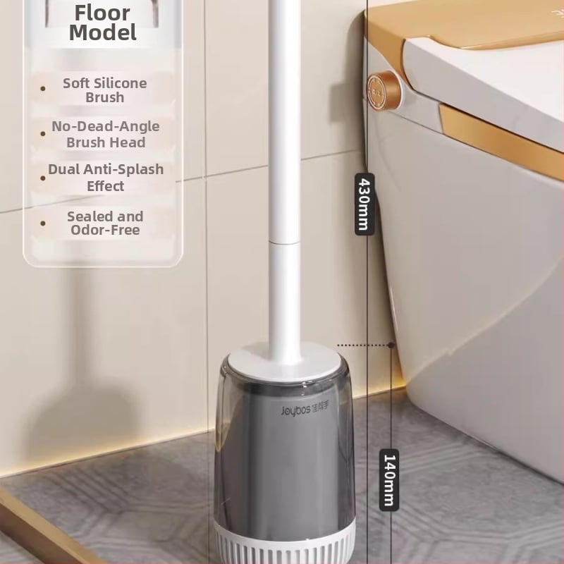 Silikoninis tualeto šepetėlis, sieninis montavimas, dizainas be mirusio kampo – Good Helper