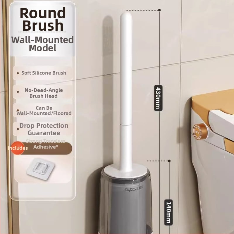 Silikoninis tualeto šepetėlis, sieninis montavimas, dizainas be mirusio kampo – Good Helper