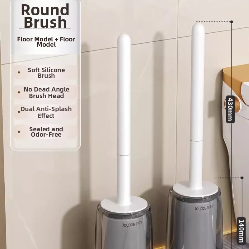 Silikoninis tualeto šepetėlis, sieninis montavimas, dizainas be mirusio kampo – Good Helper