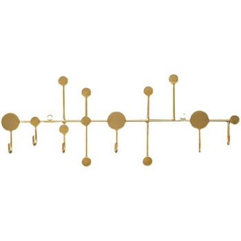 Geležinė drabužių kabykla su lapų motyvu ant įėjimo durų, be gręžimo montavimo, apkrova 5–10 kg, šviesus prabangos stilius